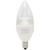 Sunlite 80754-SU CTC/LED/4.5W/927 Decorative E12 Base Clear Dimmable Energy Star CRI90 2700K