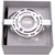 Sunlite 85114-SU LFX/WS/SQC/12W/SCT/WH Square Modern Outdoor Wall Sconce with Canopy 30K/40K/50K 90CRI 120V White
