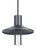 Tech Lighting 700OPASHL930CZUNV Ash 12 Outdoor Pendant