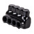 NSI Industries IPL4-4 4-Port Black Multi-Tap Pre-Insulated Connector, 4-14 Gauge