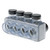 NSI Industries IPLD600-4C 4-Port Clear Multi-Tap Pre-Insulated Connector, 600 MCM Ð 6 AWG