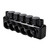 NSI Industries IPLMD350-5 5-Port Black Mountable Pre-Insulated Connector, 350 MCM Ð 6 AWG