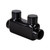 NSI Industries ISR-250B 2-Port Black Multi-Tap Pre-Insulated Connector, 250 MCM Ð 6 AWG, Bag