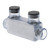NSI Industries ISR-350C 2-Port Clear In-Line Pre-Insulated Connector, 350 MCM-6 AWG