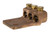 NSI Industries TL500-3L4 Terminal Lug 500-4/0 Bronze 4 Port