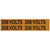 NSI Industries VM-B-4 Voltage Markers (4) 208 Volts