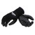 NSI Industries GLV-200L Black Nylon Safety Gloves, Polyurethane Palm Coating, Large