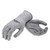 NSI Industries GLV-300L Black/White Nylon Cut-Resistant Gloves, Nitrile Palm, Large