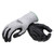 NSI Industries GLV-600M Black/White HPPE Nylon Cut-Resistant Gloves, Nitrile Palm, Medium