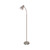 Satco 57-054 GOOSENECK FLOOR LAMP BN FINISH Gooseneck Floor Lamp 1 Light GU24 Brushed Nickel (Discontinued)