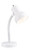 Satco 57-061 WHITE DESK LAMP Goose Neck Desk Lamp GU24 Bulb Base White Finish (Discontinued)