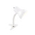 Satco 57-063 WHITE CLIP ON GOOSENECK LAMP Clip On Goose Neck Lamp Steel GU24 Bulb Base White Finish (Discontinued)