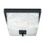 Nuvo 60-001 CUBICA 2 LT FLUSH FIXTURE Cubica 2 Light 11-3/8 in. Flush Mount with Alabaster Glass (Discontinued)