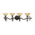 Nuvo 60-048 TAPAS 4 LT VANITY FIXTURE Tapas 4 Light 32 in. Vanity with Tuscan Suede Glass (Discontinued)