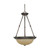 Nuvo 60-1262 3 LT - 15" PENDANT 3 Light 15 in. Pendant with Champagne Linen Washed Glass (Discontinued)