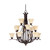 Nuvo 60-1404 ANASTASIA 15 LT CHANDELIER Anastasia 15 Light 3 Tier 38 in. Chandelier with Honey Marble Glass (Discontinued)
