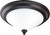 Nuvo 60-1706 BRIDGEVIEW 2 LT 15" FLUSH Bridgeview 2 Light 15 in. Flush Dome Satin White Glass (Discontinued)