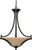Nuvo 60-1738 DAKOTA 22" MEDIUM PENDANT Dakota 3 Light Medium 22 in. Pendant with Toasted Honey Glass (Discontinued)