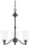 Nuvo 60-1781 GLENWOOD 3 LT CHANDELIER Glenwood 3 Light 22 in. Chandelier with Satin White Glass (Discontinued)
