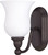 Nuvo 60-1792 GLENWOOD 1 LT VANITY FIXTURE Glenwood 1 Light Vanity with Satin White Glass (Discontinued)