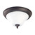 Nuvo 60-1845 DUPONT 2 LT 13" FLUSH FIXTURE Dupont 2 Light 13 in. Flush Mount with Satin White Glass (Discontinued)