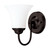 Nuvo 60-1852 DUPONT 1 LT VANITY FIXTURE Dupont 1 Light Vanity with Satin White Glass (Discontinued)