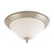 Nuvo 60-1906 DUPONT ES 2 LT 15" FLUSH FXTRE Dupont ES 2 Light 15 in. Flush Mount with Satin White Glass 13w GU24 Lamps Included (Discontinued)