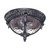 Nuvo 60-2024 DUNMORE FLUSH MOUNT Dunmore 2 Light Flush Dome with Clear Water Glass (Discontinued)