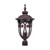 Nuvo 60-2070 CORNICHE LARGE POST LANTERN Corniche 3 Light Large Post Lantern with Seeded Glass (Discontinued)