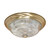 Nuvo 60-231 3 LT - 15" FLUSH FIXTURE 3 Light 15 in. Flush Mount Clear Swirl Glass (Discontinued)