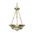 Nuvo 60-235 3 LT - 15" PENDANT 3 Light 15 in. Pendant Clear Swirl Glass (Discontinued)