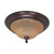 Nuvo 60-2406 MOULAN ES 2 LT FLUSH Moulan ES 2 Light Flush Mount with Champagne Linen Glass Lamp Included (Discontinued)