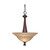 Nuvo 60-2418 MERICANA ES 2 LT PENDANT Mericana ES 2 Light Pendant with Amber Water Glass Lamp Included (Discontinued)