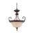 Nuvo 60-2432 GLENWOOD ES 15" PENDANT Glenwood ES 2 Light Pendant with Satin White Glass Lamp Included (Discontinued)