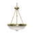 Nuvo 60-244 3 LT - 20" PENDANT 3 Light 20 in. Pendant Frosted Swirl Glass (Discontinued)