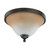 Nuvo 60-2753 MONTGOMERY 2 LT MEDIUM FLUSH Montgomery 2 Light 13 in. Flush Dome with Champagne Linen Glass (Discontinued)