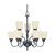 Nuvo 60-2781 BELLA 2 TIER 9 LT CHANDELIER Bella 9 Light 2 Tier Chandelier with Biscotti Glass (Discontinued) Nuvo 60-2781 BELLA 2 TIER 9 LT CHANDELIER Bella 9 Light 2 Tier Chandelier with Biscotti Glass (Discontinued)