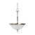 Nuvo 60-2782 BELLA 3 LT PENDANT Bella 3 Light Pendant with Frosted Linen Glass (Discontinued)