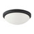 Nuvo 60-2943 BUTTON ES 1 LT 11" FLUSH Button ES 1 Light 11 in. 18W GU24 (included) Flush Dome with White Glass (Discontinued)
