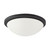 Nuvo 60-2946 BUTTON ES 2 LT 13" FLUSH Button ES 2 Light 13 in. 13W GU24 (included) Flush Dome with White Glass (Discontinued)