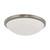 Nuvo 60-2947 BUTTON ES 4 LT 17" FLUSH Button ES 4 Light 17 in. 13W GU24 (included) Flush Dome with White Glass (Discontinued)