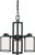 Nuvo 60-2976 ODEON 3 LIGHT CHANDELIER Odeon 3 Light (convertible up/down) Chandelier with Satin White Glass (Discontinued)