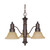 Nuvo 60-3104 GOTHAM ES 3 LTCHANDELIER Gotham ES 3 Light 23 in. Chandelier with Champagne Glass 13W GU24 Lamps Included (Discontinued)