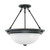 Nuvo 60-3341 3 LIGHT ES 15" SEMI-FLUSH 3 Light 15 in. Semi-Flush with Frosted White Glass (3) 13W GU24 Lamps Included (Discontinued)