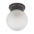 Nuvo 60-3344 1LIGHT ES 6" BALL CEILING 1 Light 6 in. Ceiling Mount with Frosted White Glass (1) 13W GU24 Lamp Included (Discontinued)