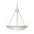 Nuvo 60-373 3 LT PENDANT 3 Light 23 in. Pendant Alabaster Glass Bowl (Discontinued)