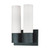 Nuvo 60-3958 LINK ES 2 LT TWIN WALL SCONCE Link ES 2 Light (Twin) Tube Wall Sconce with White Glass (2) 13W GU24 Lamps Included (Discontinued)
