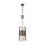 Nuvo 60-4031 DIESEL ES 1 LT VERTICAL PEND. Diesel ES 1 Light Vertical Pendant with Khaki Fabric Shade (1) 23W GU24 Lamp Included (Discontinued)