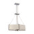 Nuvo 60-4045 PORTIA ES 4 LIGHT OVAL PENDANT Portia ES 4 Light Oval Pendant with Khaki Fabric Shade (4) 13W GU24 Lamps Included (Discontinued)