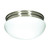 Nuvo 60-406 ES - 2 LT 18W 12" MUSHROOM 2 Light CFL 12 in. Large White Mushroom (2) 18W GU24 Lamps Included (Discontinued)